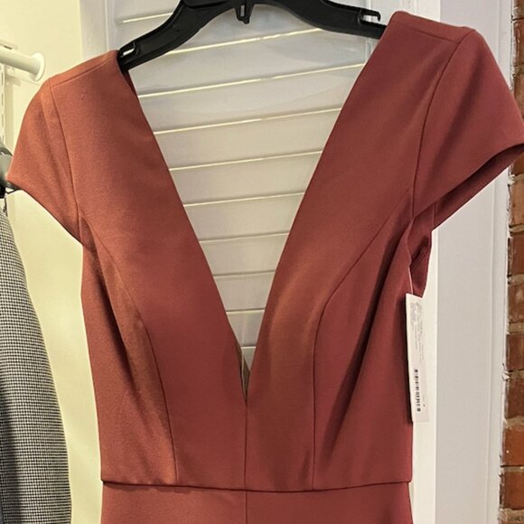 Jenny Yoo Cara Dress Cinnamon Rose - Picture 3 of 4